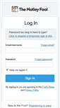 Mobile Screenshot of my.fool.com